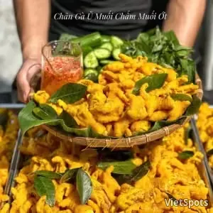 Chân Gà Ủ Muối + Gà Ủ Muối + Gà Ủ Muối Hun Khói + 2 PEPSI
