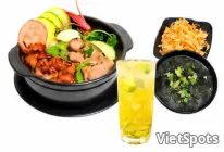 콤보 E · 소고기 차슈 뚝배기밥 세트