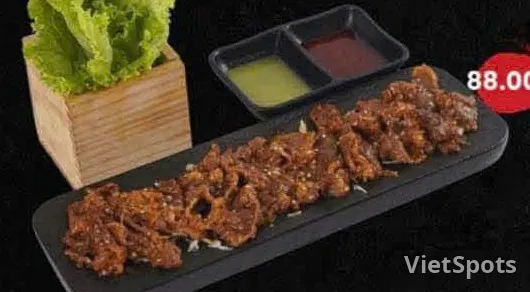 Жареная свиная грудинка BBQ