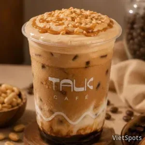 Vietnamese White Coffee with Peanut