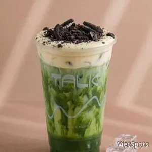 Matcha Oreo with Cream Cheese Foam