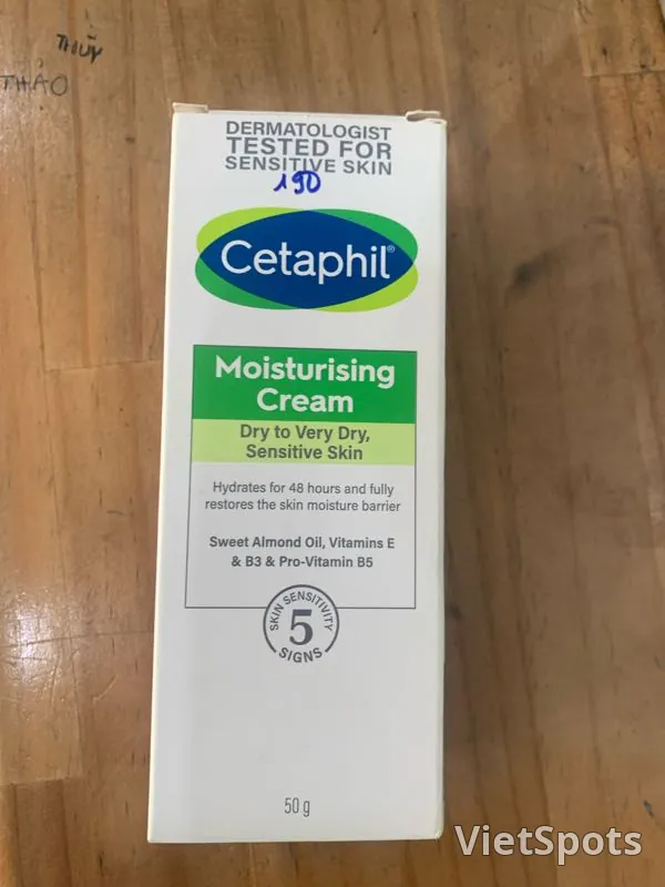 Kem Dưỡng Ẩm Dịu Nhẹ Cetaphil Cho Da Nhạy Cảm 50g