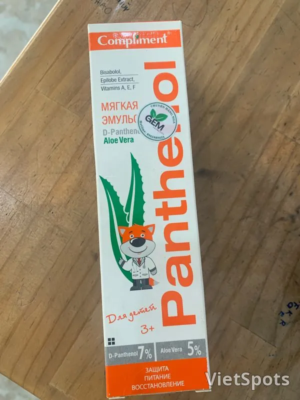 Gel Dưỡng Ẩm Panthenol B5 + Nha Đam 75ml