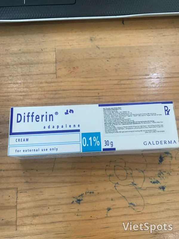 Kem trị mụn Differin (30g)