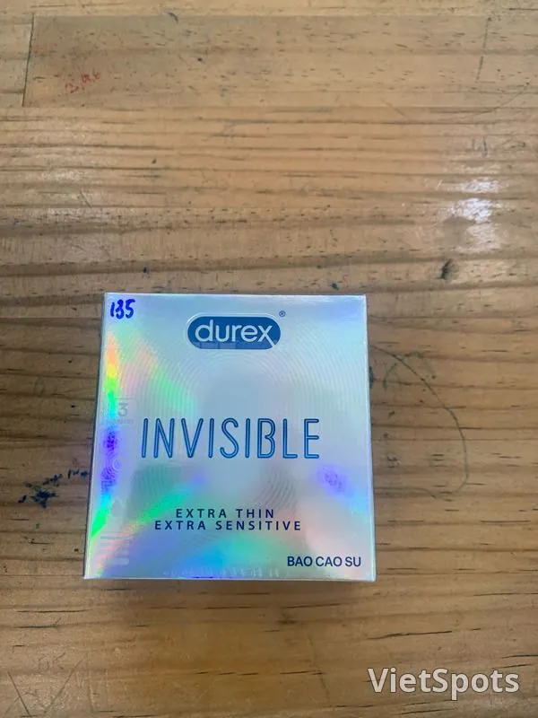 Durex Invisible Extra Thin Extra Sensitive (3 cái)