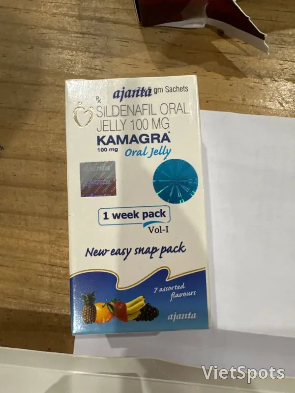 Kamagra oral jelly (hộp nhỏ, 7 gói)