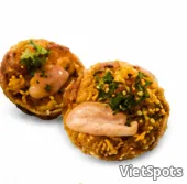 ロットの葉包み牛肉ボールのモッツァレラ詰め(4個)