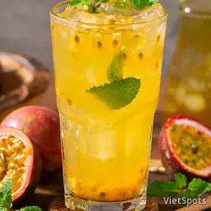 पैशन फ्रूट लेमन टी