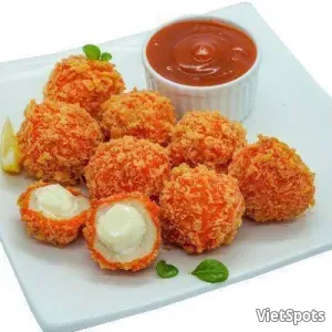 मेयो सॉस सीफ़ूड बॉल्स