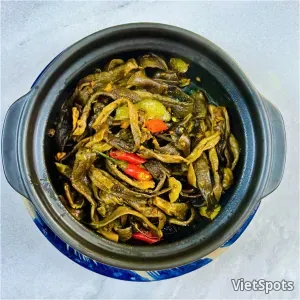 Nấm Lộc Nhung kho nghệ