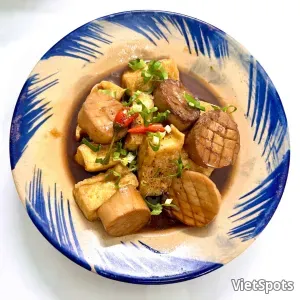 Đậu Khuôn Kho Nấm