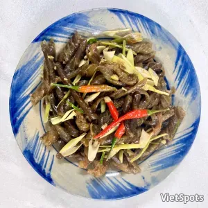 Tảo Xoắn Chile Xào Sả Ớt