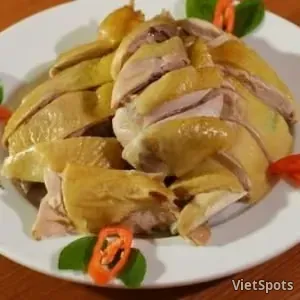 Cơm gà chặt