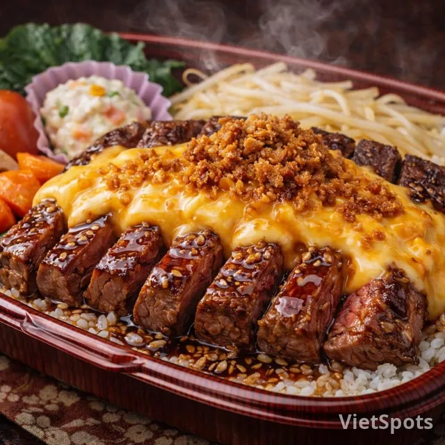 特製チーズ焼き牛肉丼
