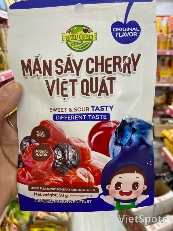 Mận Anh Đào Việt Quất Khô 50g