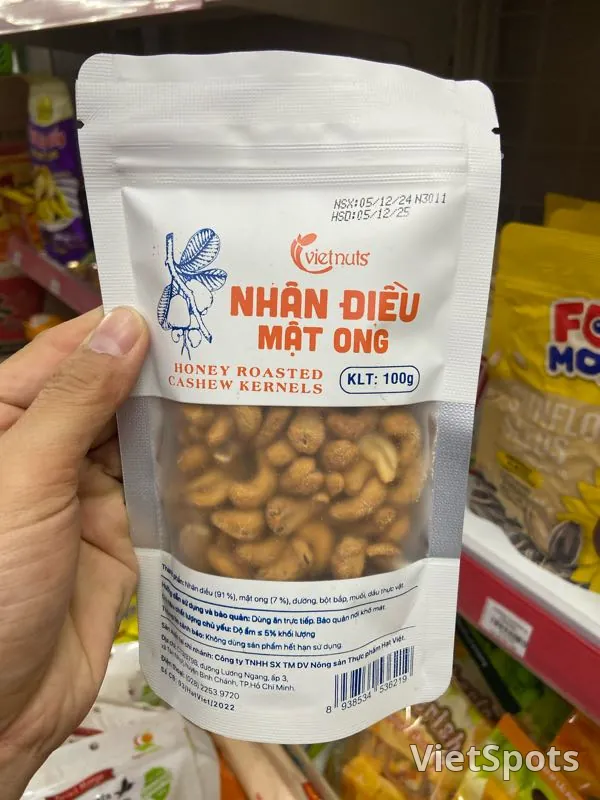 Hạt Điều Mật Ong 100g