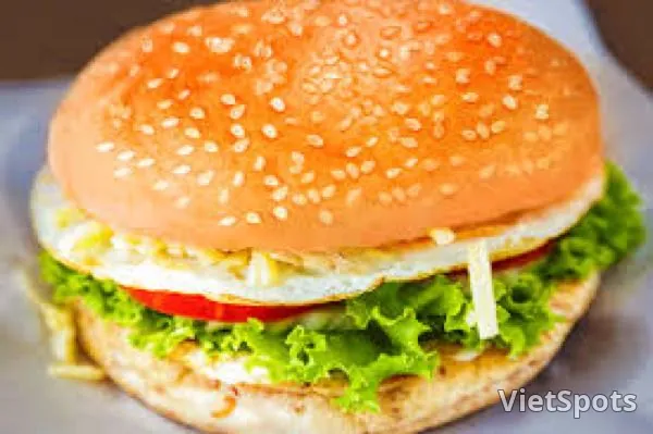 Burger trứng