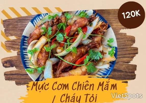 Mực Cơm Chiên Mắm / Cháy Tỏi