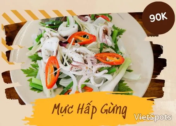 Mực Hấp Gừng