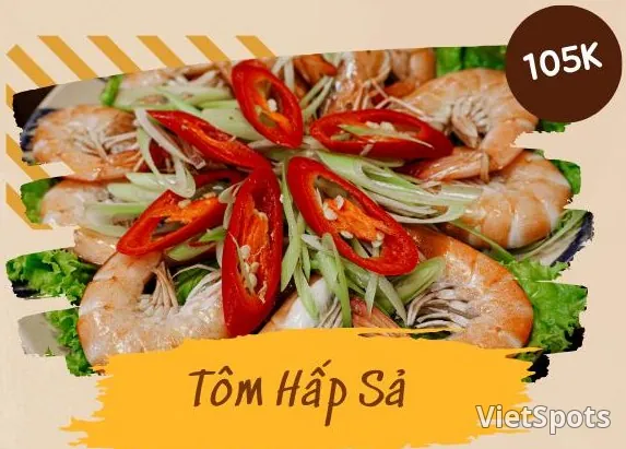 Tôm Hấp Sả
