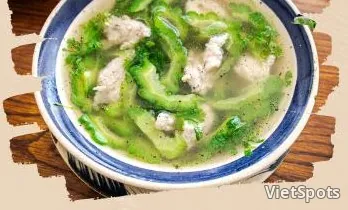 Canh Khổ Qua Chả Cá Thác Lác