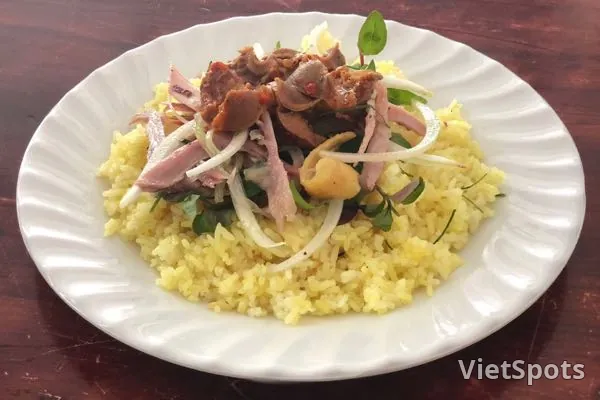 Cơm gà xé - lòng