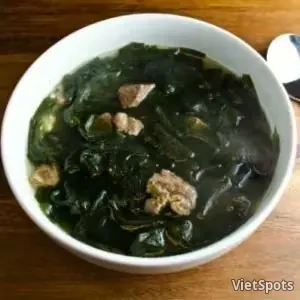 Canh rong biển