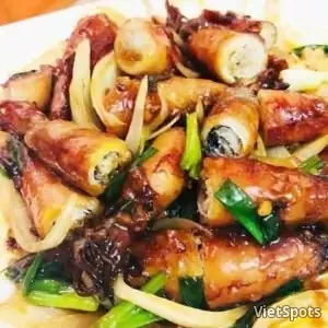 Mực chiên mắm
