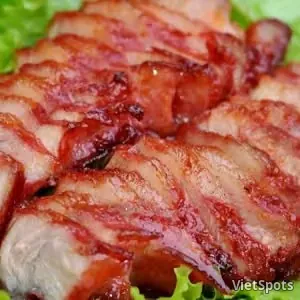 Thịt heo nướng mật