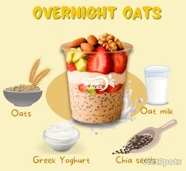 Yến mạch qua đêm