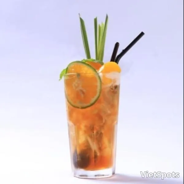 Trà đào cam sả