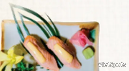 三文鱼芝士握寿司