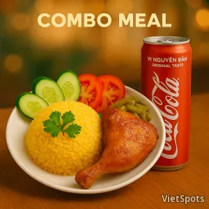 カリカリチキン(もも)チャーハン＋コーラコンボ