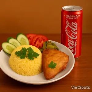 カリカリチキン(むね)チャーハン＋コーラコンボ
