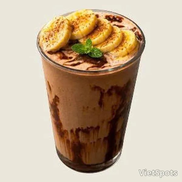 椰子巧克力冰沙