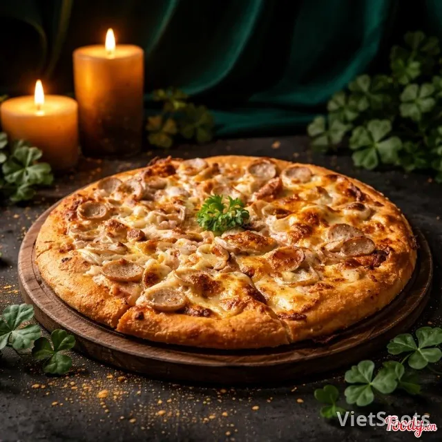 Pizza xúc xích Đức size 28
