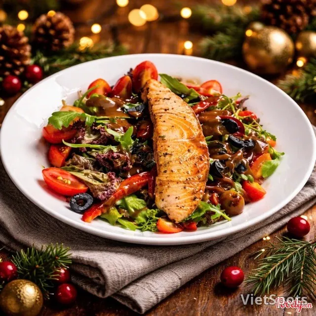 Salad cá hồi