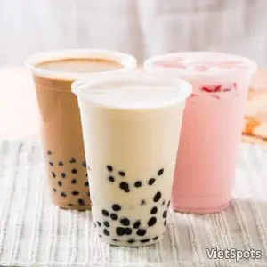 水蜜桃奶茶(加滿配料)