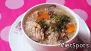 ซุปสมองหมูเต็มชุด