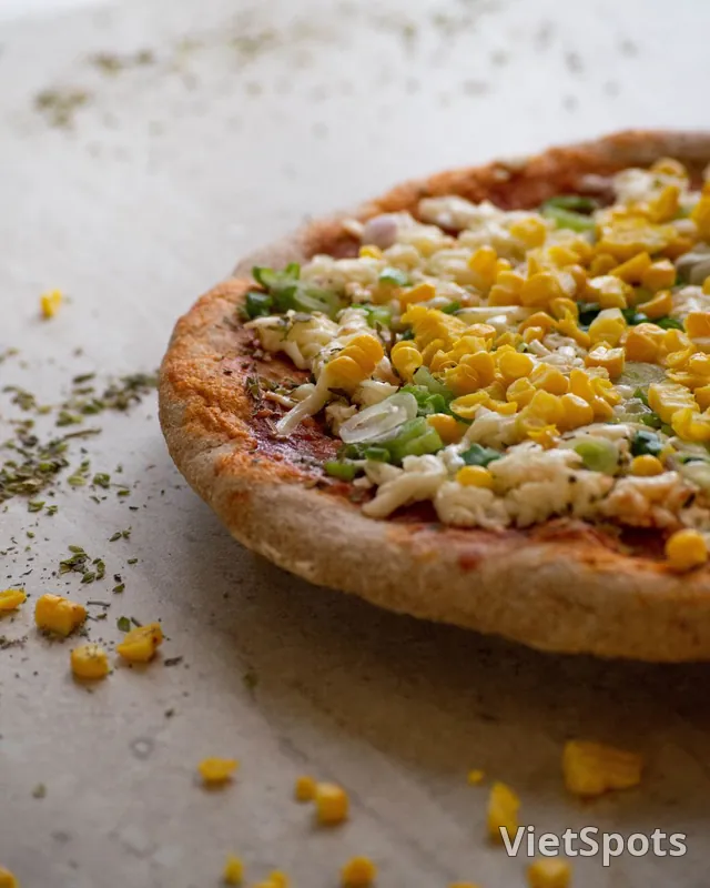 Pizza Xúc xích bắp