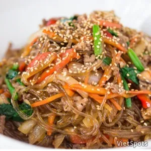 Miến Hàn Quốc xào rau củ