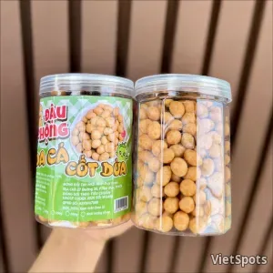 Đậu phộng da cá cốt dừa hủ 300gr