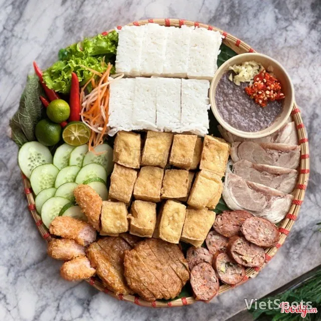 Bún đậu khổng lồ (3-4 người)