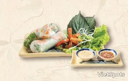 Gỏi Cuốn Tôm Tươi & Trứng Muối