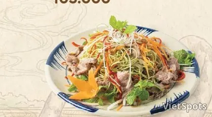 Gỏi Rau Muống Thịt Bò Tái Lăn
