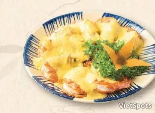 Tôm Sú Sốt Trứng Muối