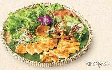 Mực Lá Nướng Sa Tế