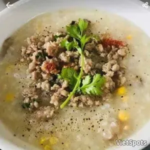 Cháo thịt heo - bé