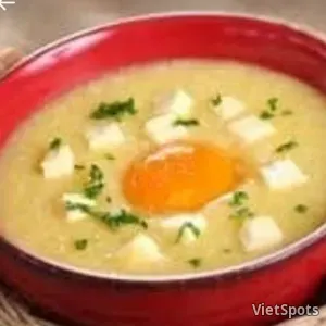 Cháo trứng gà ta - bé