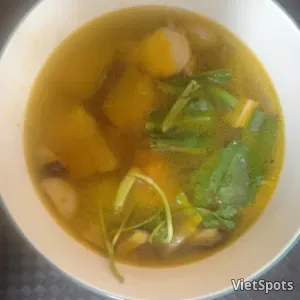 Combo 1 canh bí đỏ + 1 cơm trắng
